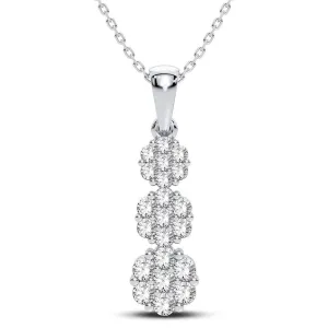 10K 0.75CT Diamond Pendant