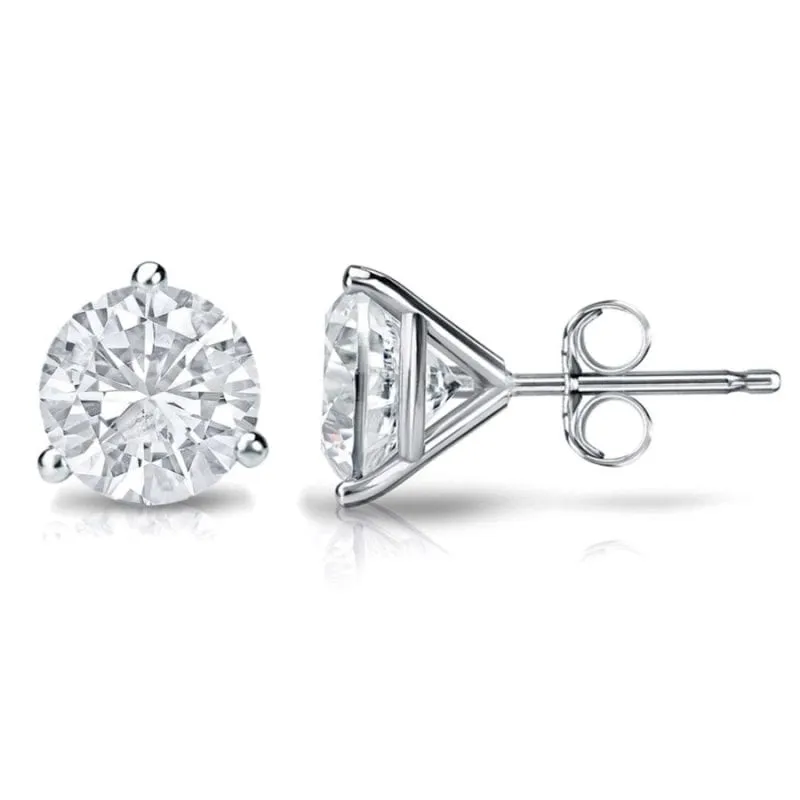 14K 2.01CTW DIAMOND STUD EARRINGS