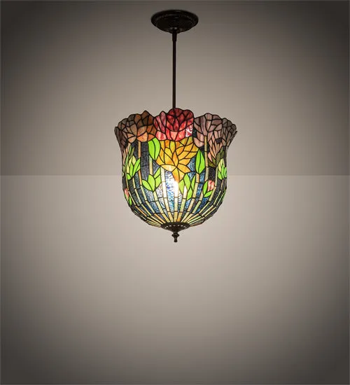 14" Wide Tiffany Honey Locust Pendant