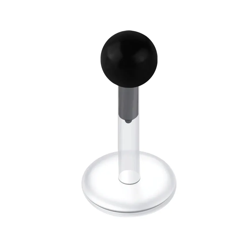 16gauge Plastic Lip Studs Colorful Ball