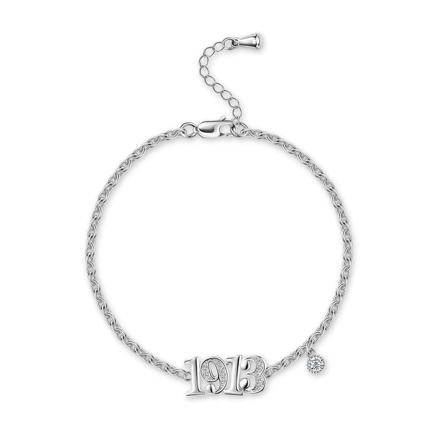 1913 Tennis Bracelet-Silver