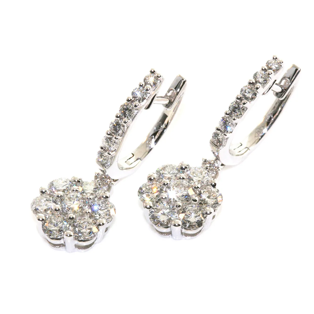 1.9cts total Diamond Drops