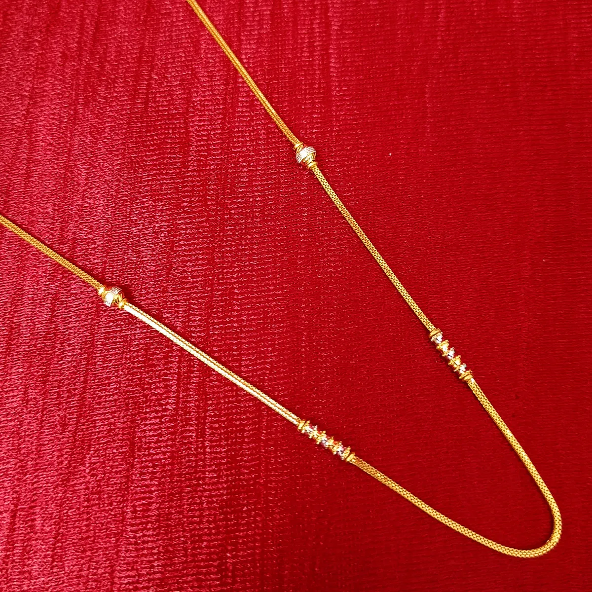 22 KT Gold Designer Chain by Paaie (D11)