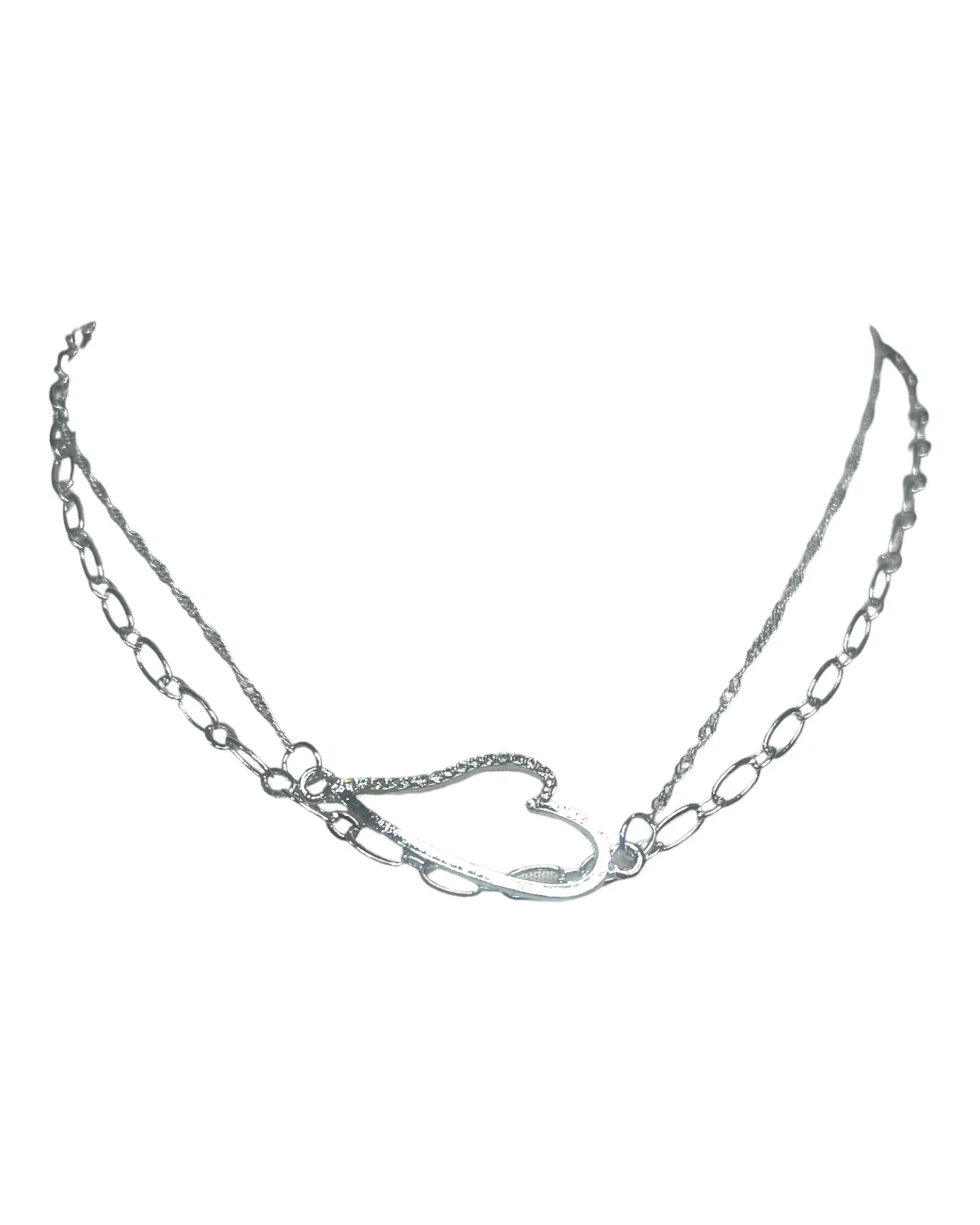 7 layer Initial Necklace
