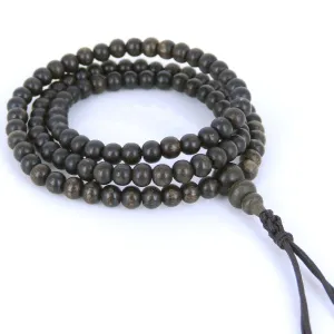 Agarwood 108 Beads 5mm Vietnamese Agarwood/ Eaglewood/ Gaharu Men Women Stretchable Mala Bracelet/Necklace DiyNotion AW006 土沉香