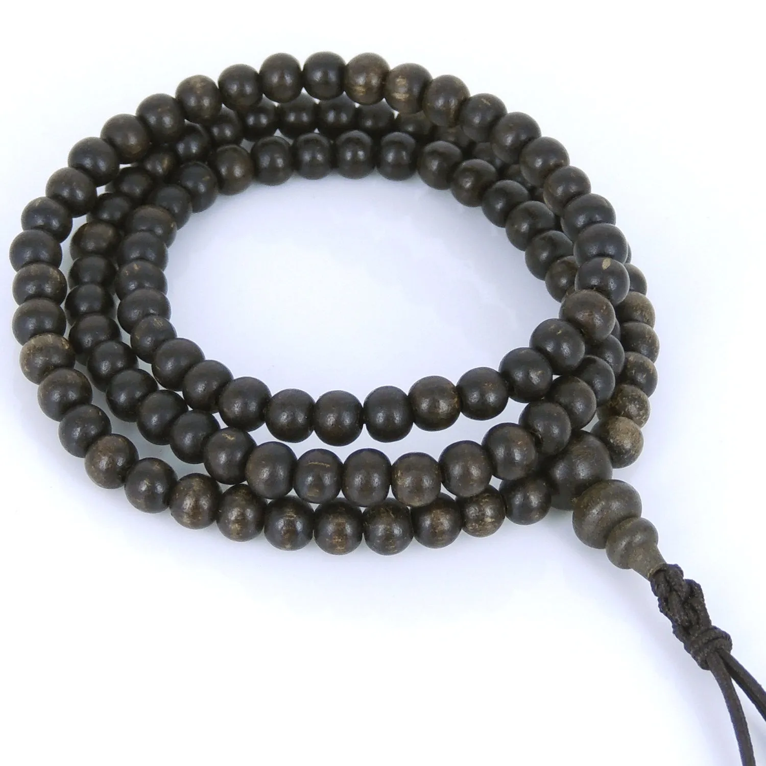 Agarwood 108 Beads 5mm Vietnamese Agarwood/ Eaglewood/ Gaharu Men Women Stretchable Mala Bracelet/Necklace DiyNotion AW006 土沉香