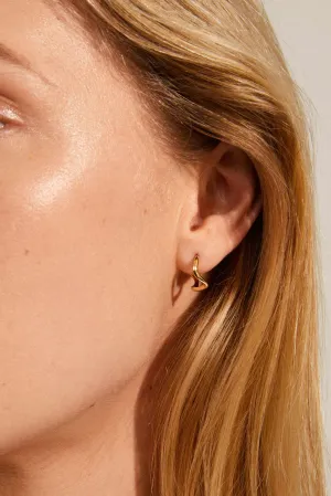 Alberte Gold Hoop Earrings