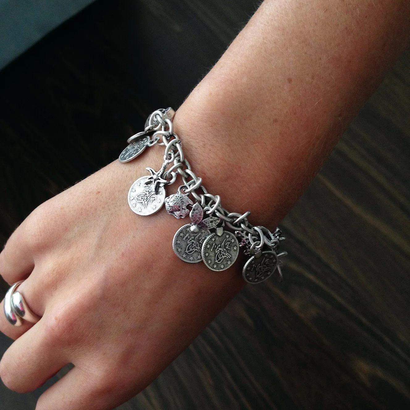 Amasya boho bracelet with coins