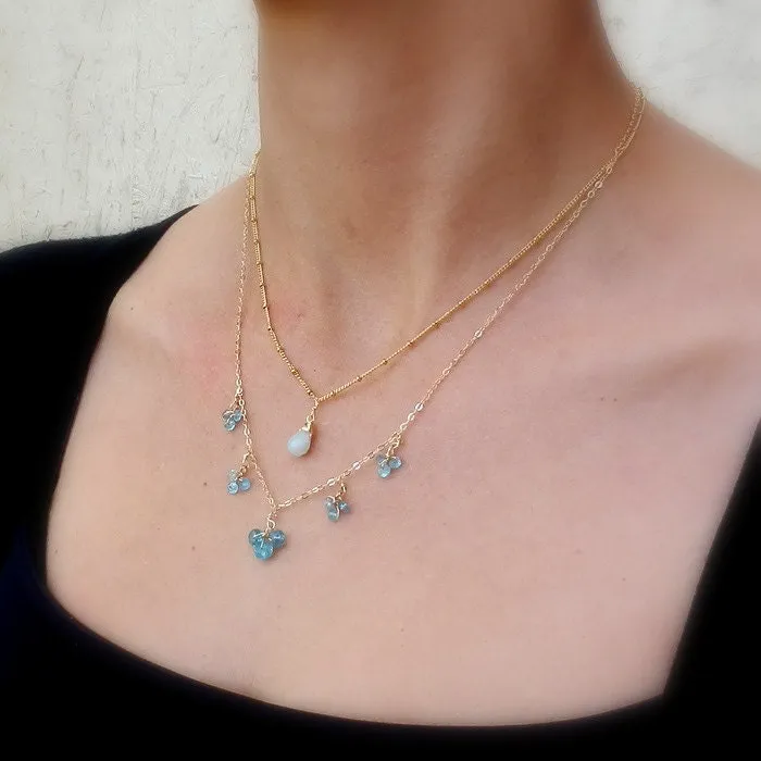 Amazonite Cluster Necklace