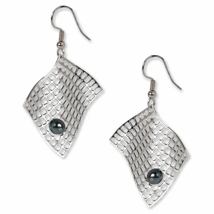 Art and Architectural Earrings Diamond Armchair