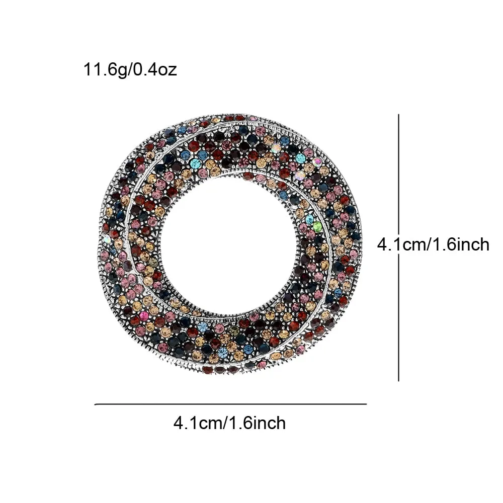 Beautiful Circle Design Brooches For Women