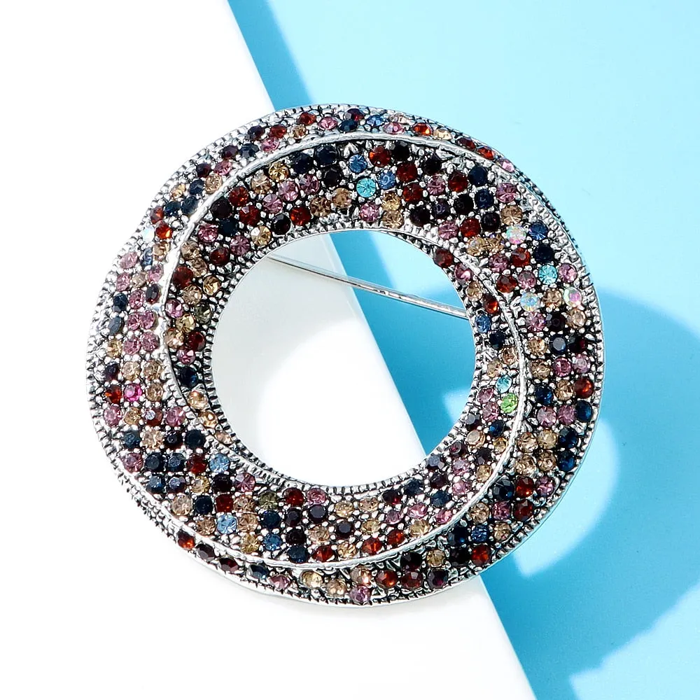 Beautiful Circle Design Brooches For Women