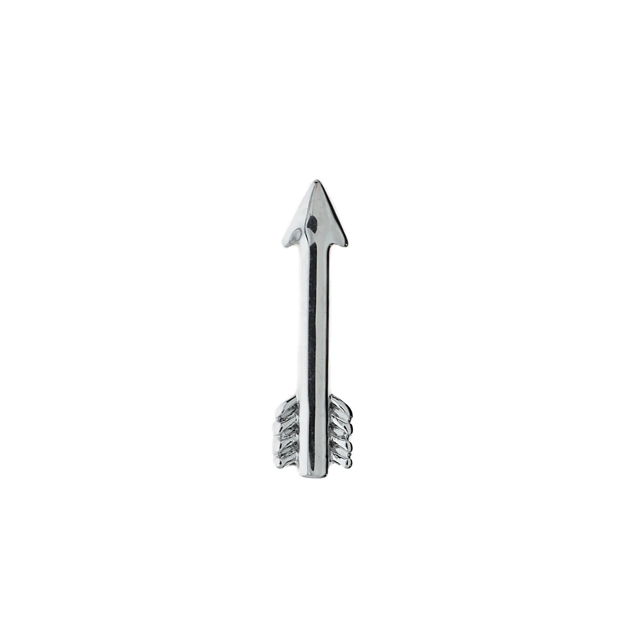 Buckle Up Silver Arrow Charm