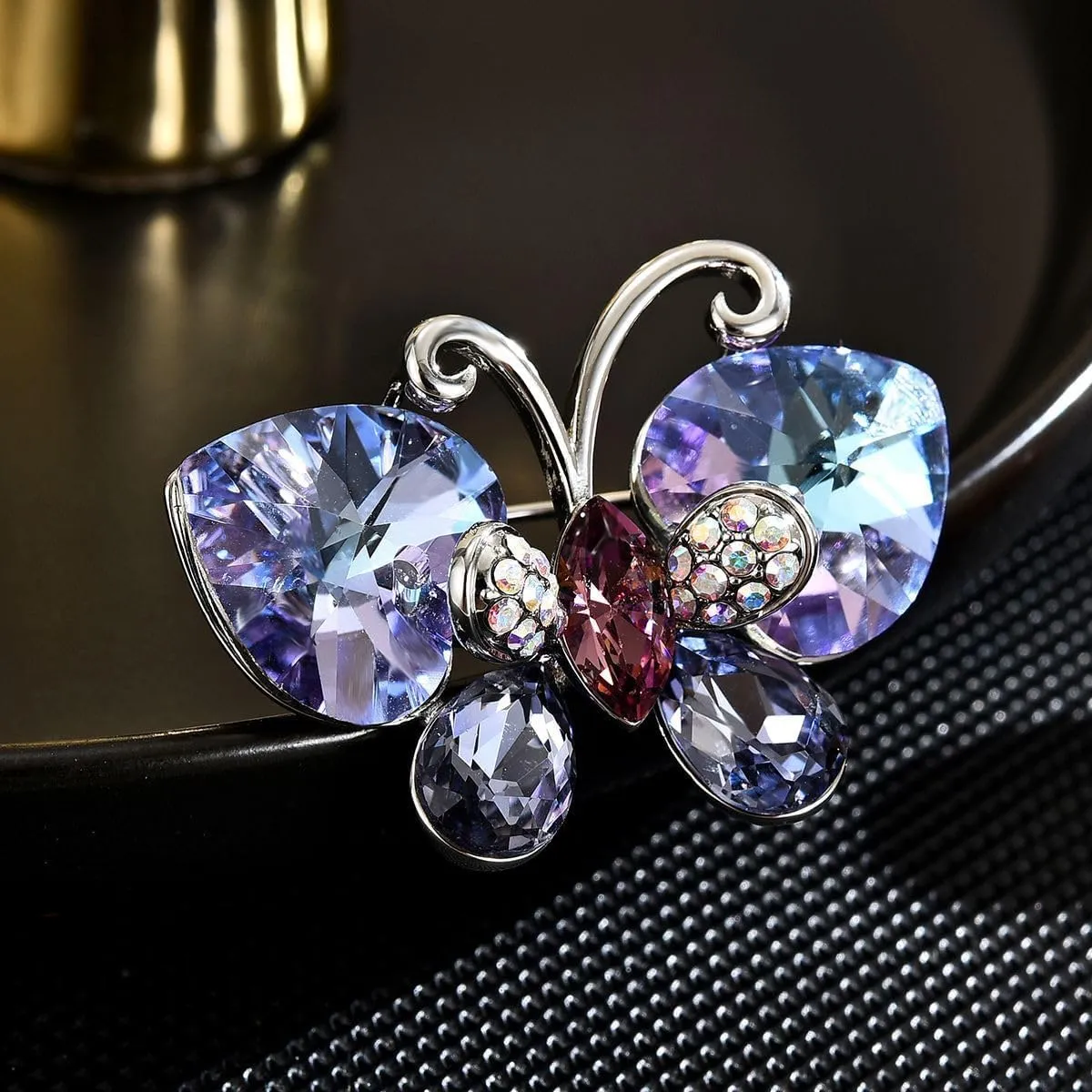 Butterfly Brooch Pin for Women Butterfly Pearl Lapel Pin Butterfly Pin Jewelry Gifts
