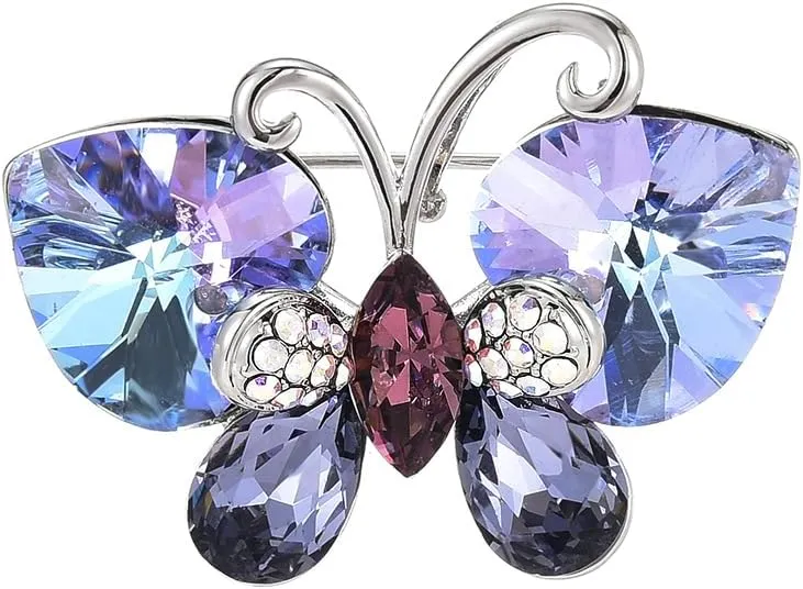 Butterfly Brooch Pin for Women Butterfly Pearl Lapel Pin Butterfly Pin Jewelry Gifts