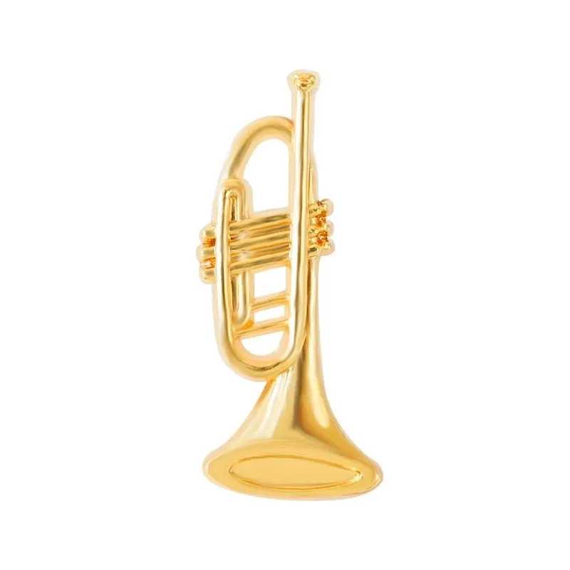Cartoon Style Retro Guitar Notes Alloy Stamping Stoving Varnish Plating Kid's Brooches
