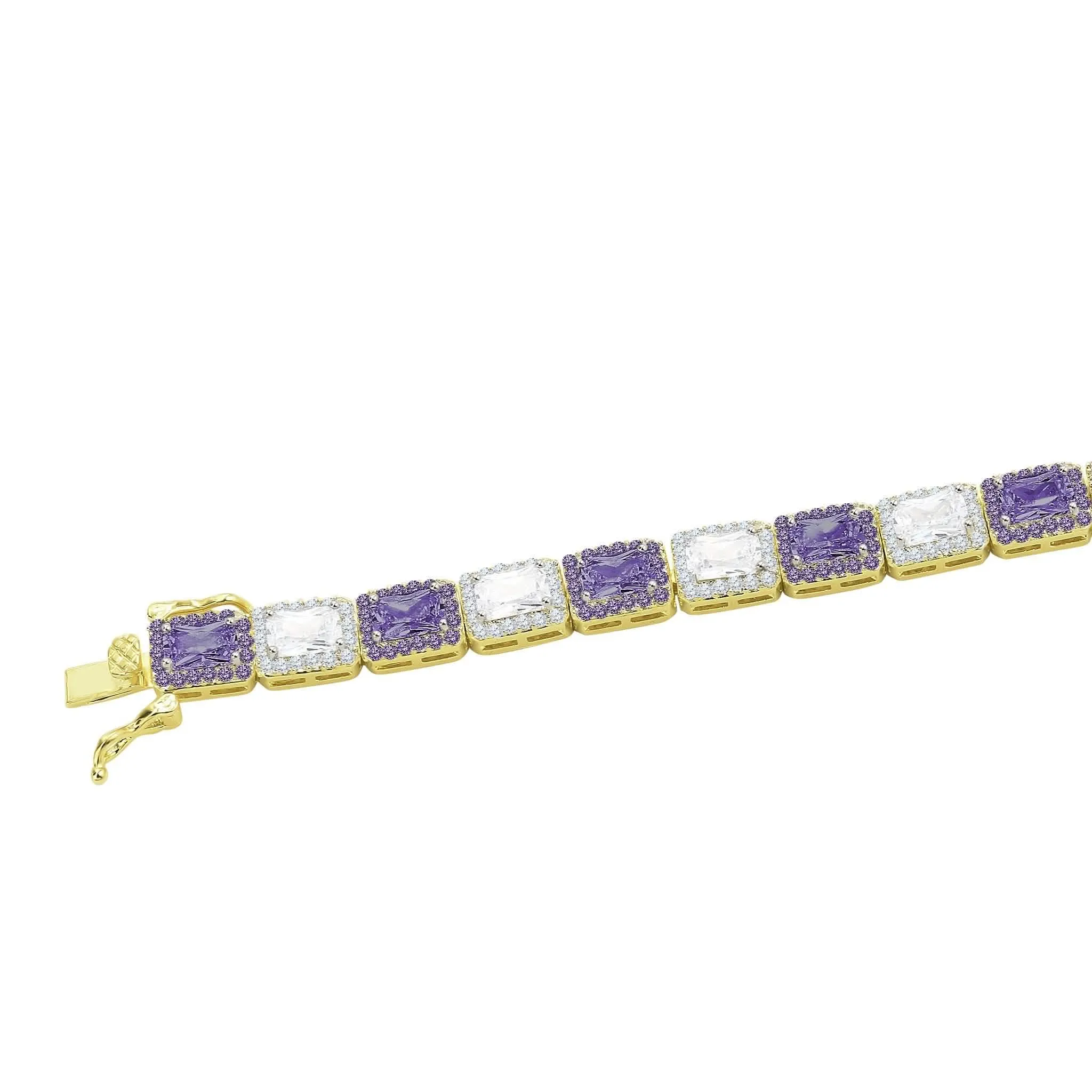 Chic Square Tennis Bracelet - 6MM Elegance