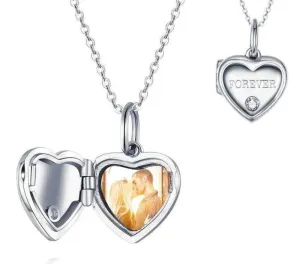Classic Heart Shaped Photo Necklace