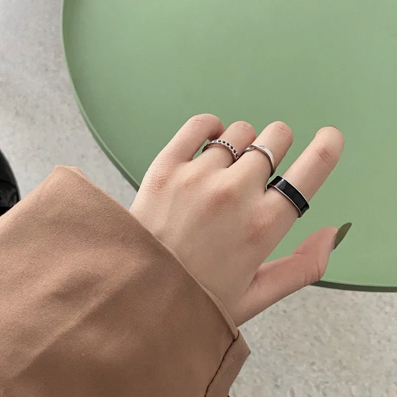 Color Colorful Stylish  Couple Party Adjustable Ring