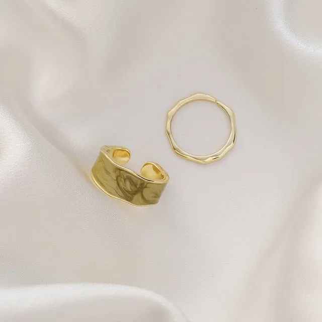 Color Colorful Stylish  Couple Party Adjustable Ring