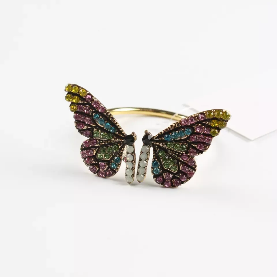 Colorful Butterfly Napkin Ring (4ct)