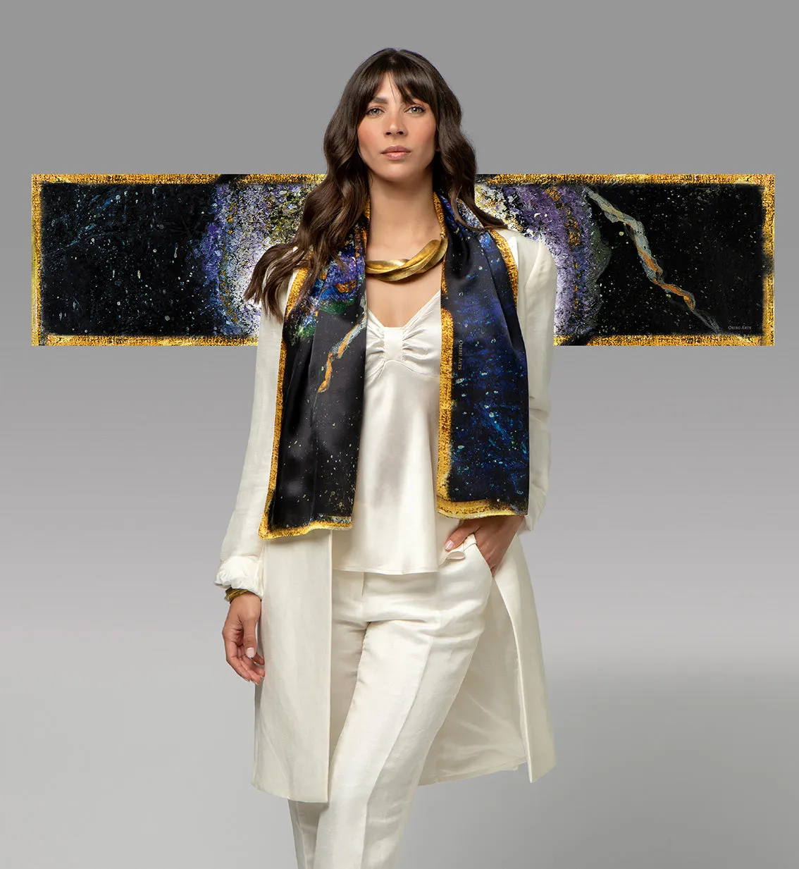 COSMOS - ORGANIC SILK TWILLY