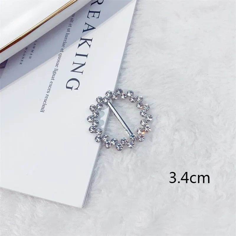 Creative Knot Buckles T-shirt Corner Knotting Artifact Waist Tighting Bottons