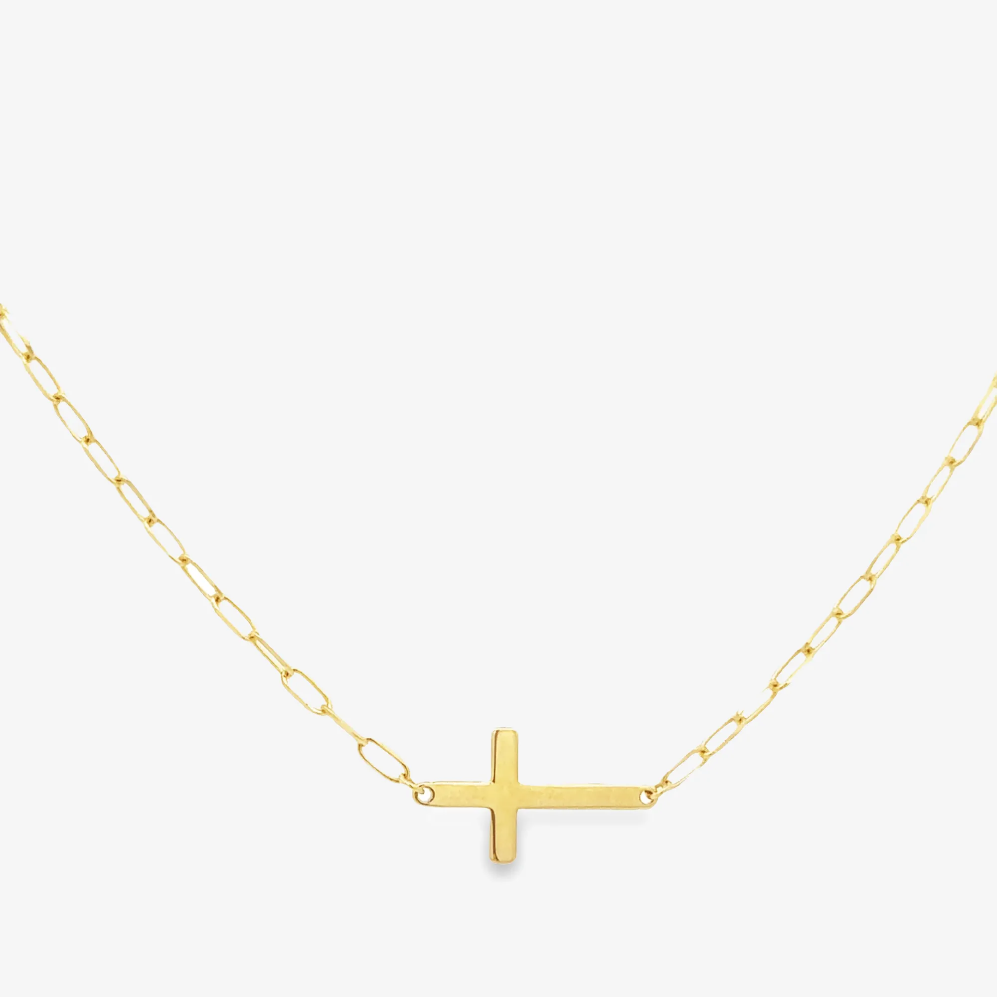 Cross of Saint Phillip Paperclip Necklace
