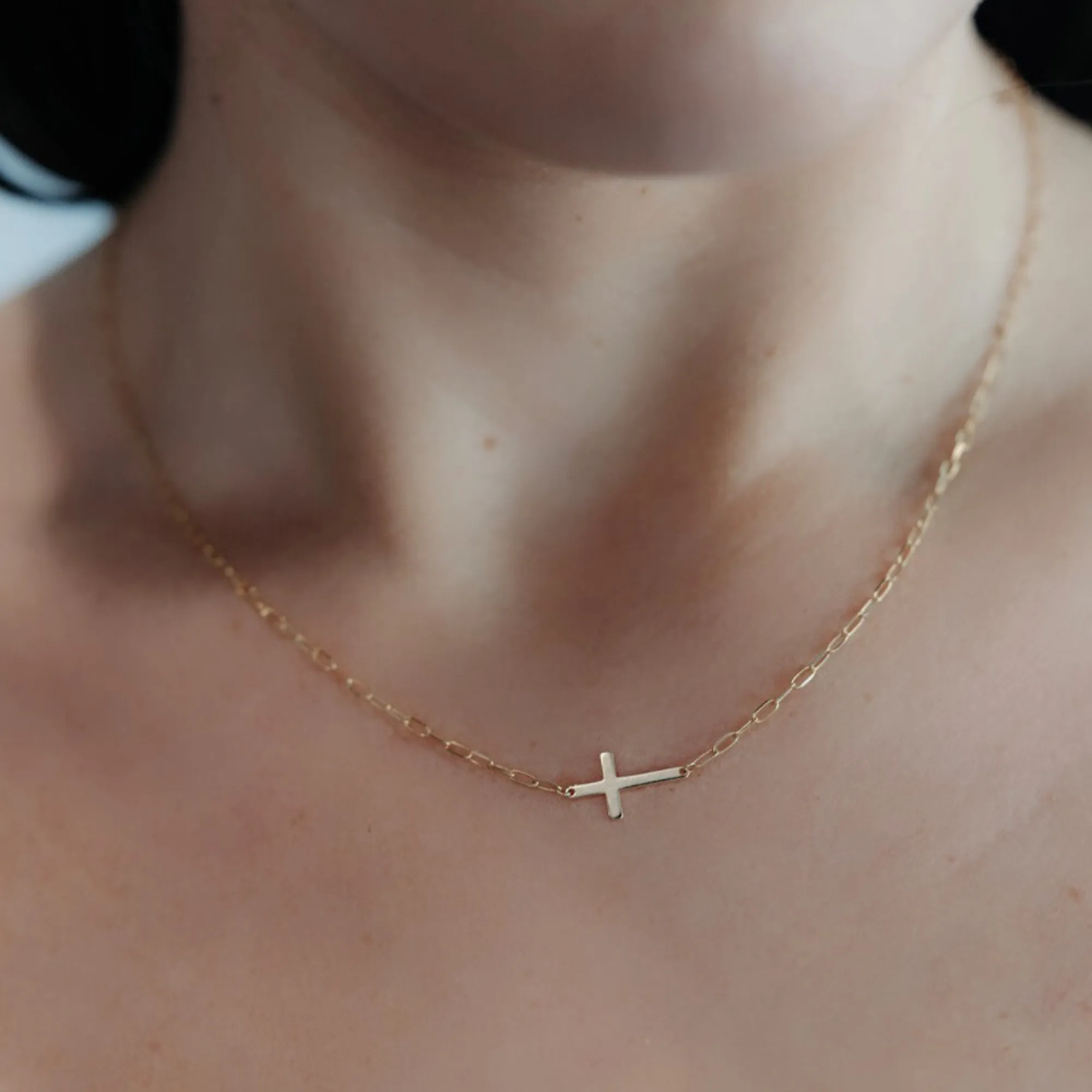 Cross of Saint Phillip Paperclip Necklace