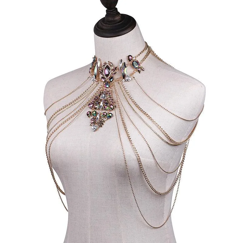 Crystal Chandelier Shoulder Chains - LAST CHANCE!