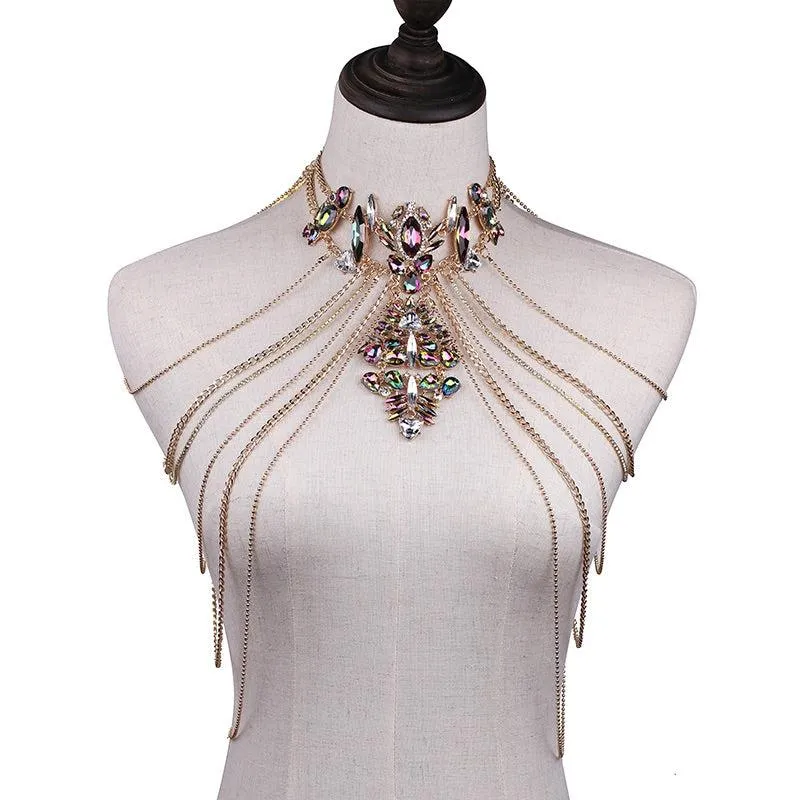 Crystal Chandelier Shoulder Chains - LAST CHANCE!
