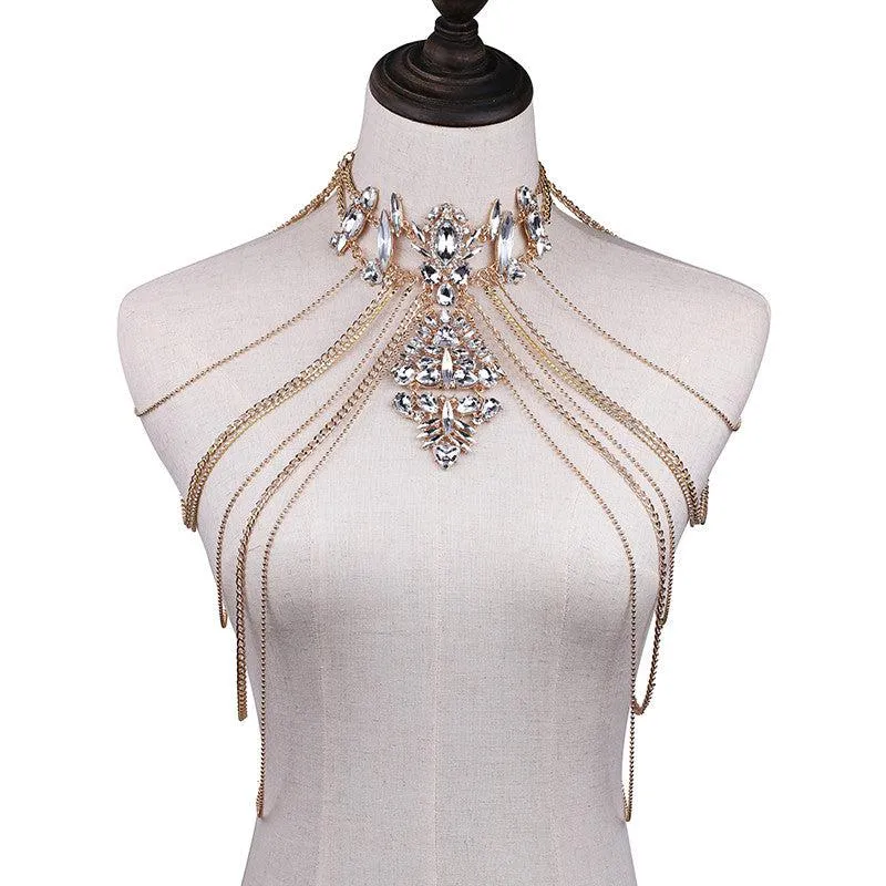 Crystal Chandelier Shoulder Chains - LAST CHANCE!
