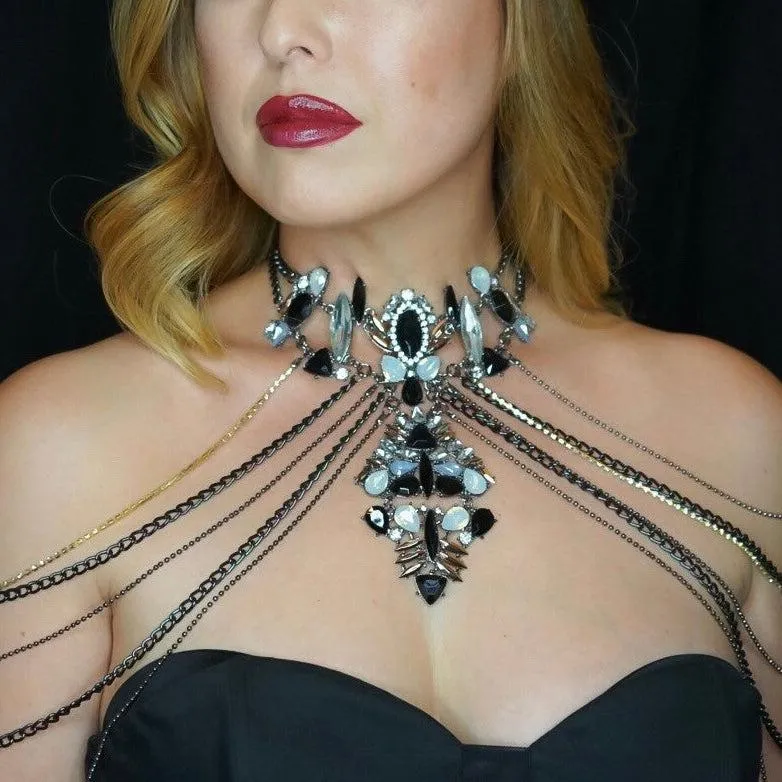 Crystal Chandelier Shoulder Chains - LAST CHANCE!