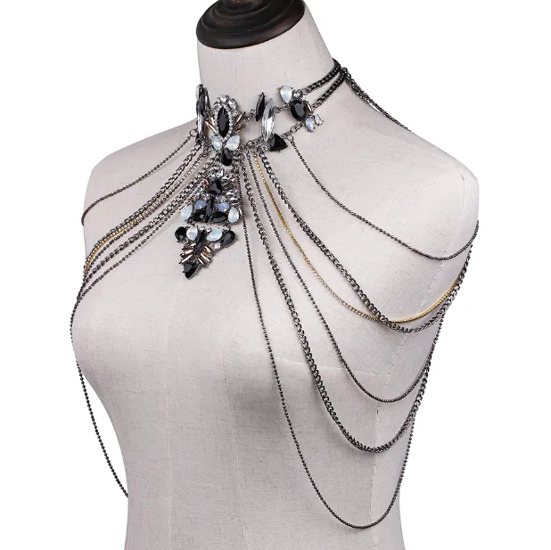 Crystal Chandelier Shoulder Chains - LAST CHANCE!