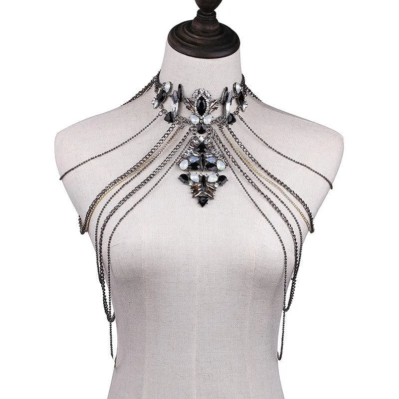 Crystal Chandelier Shoulder Chains - LAST CHANCE!