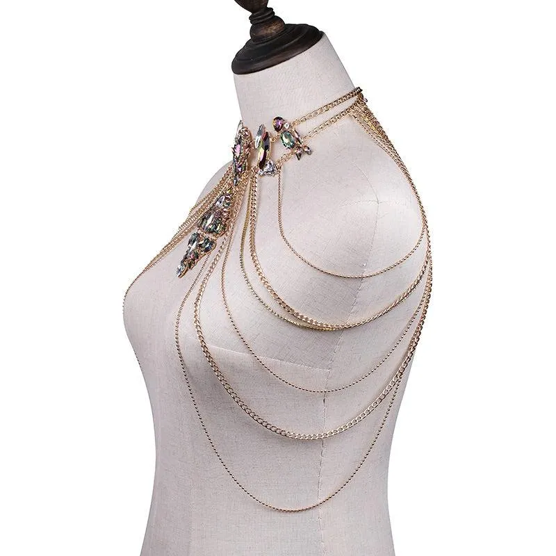 Crystal Chandelier Shoulder Chains - LAST CHANCE!