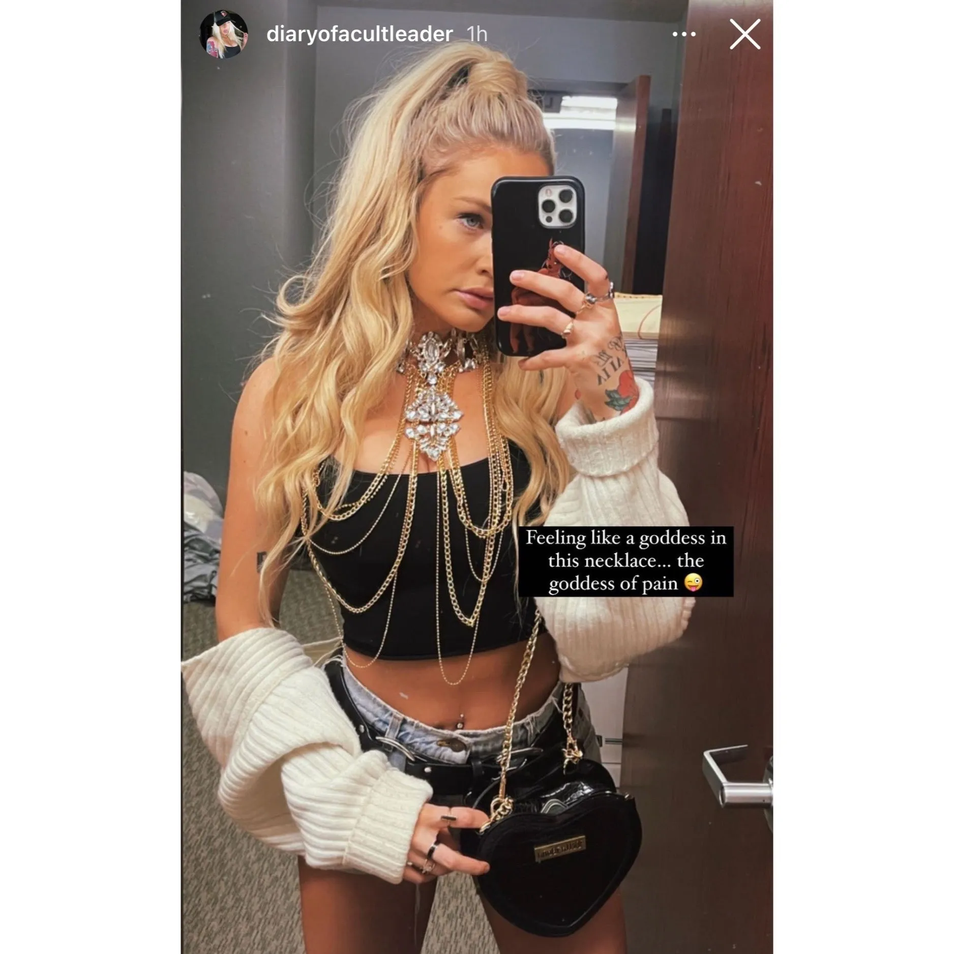 Crystal Chandelier Shoulder Chains - LAST CHANCE!
