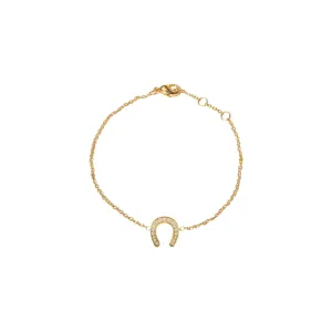 Crystal Horseshoe Bracelet