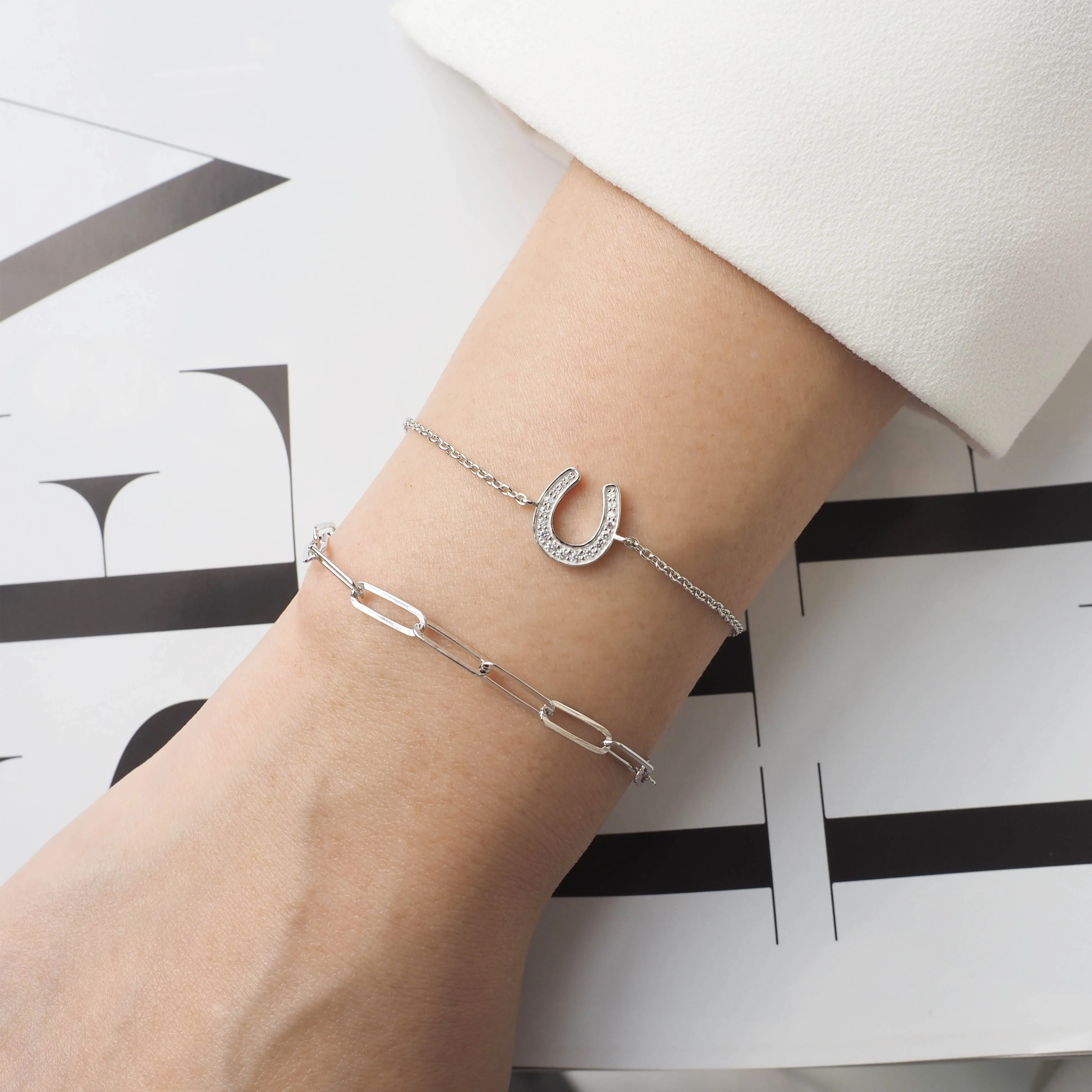 Crystal Horseshoe Bracelet