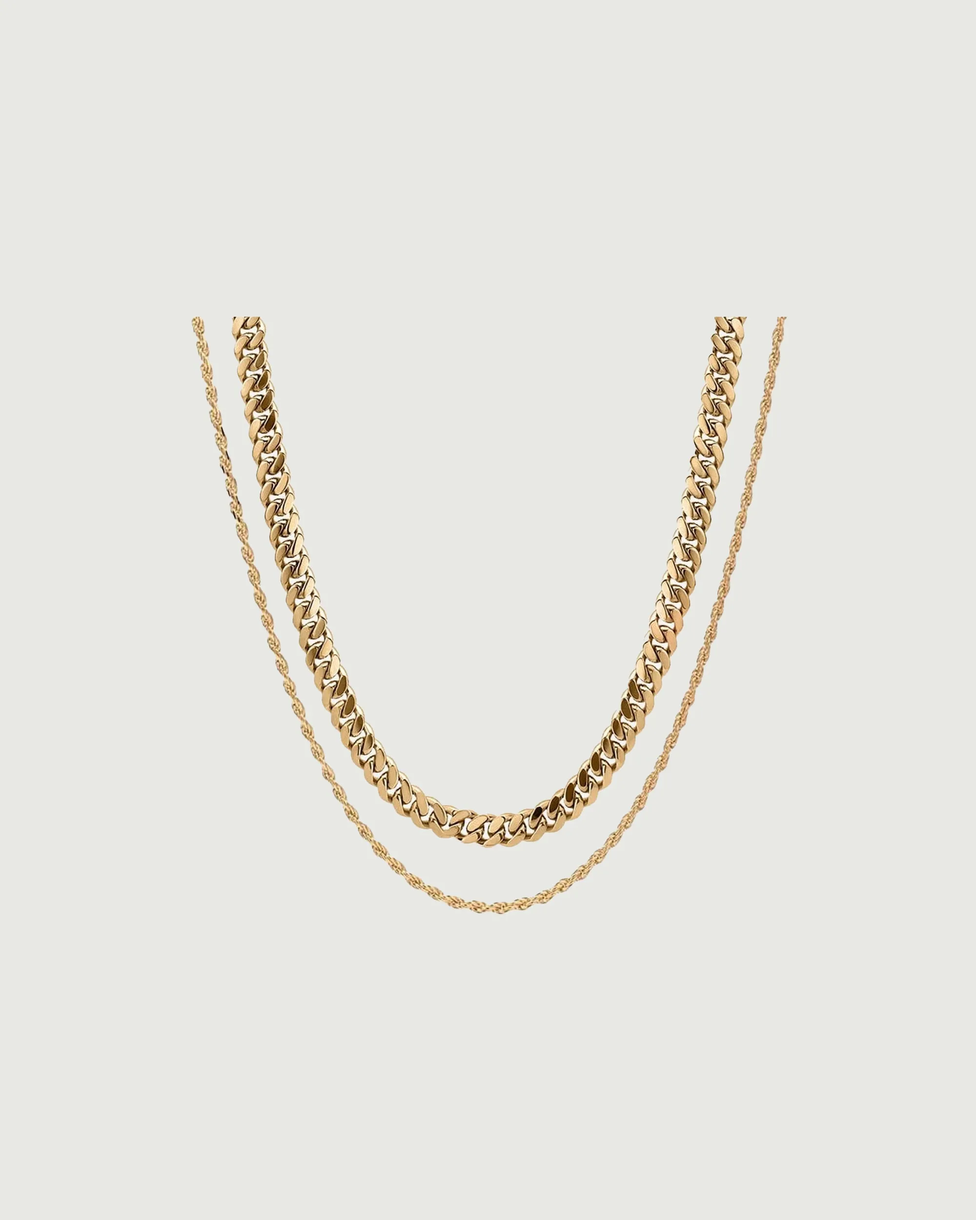 Cuban   Rope Set | Gold