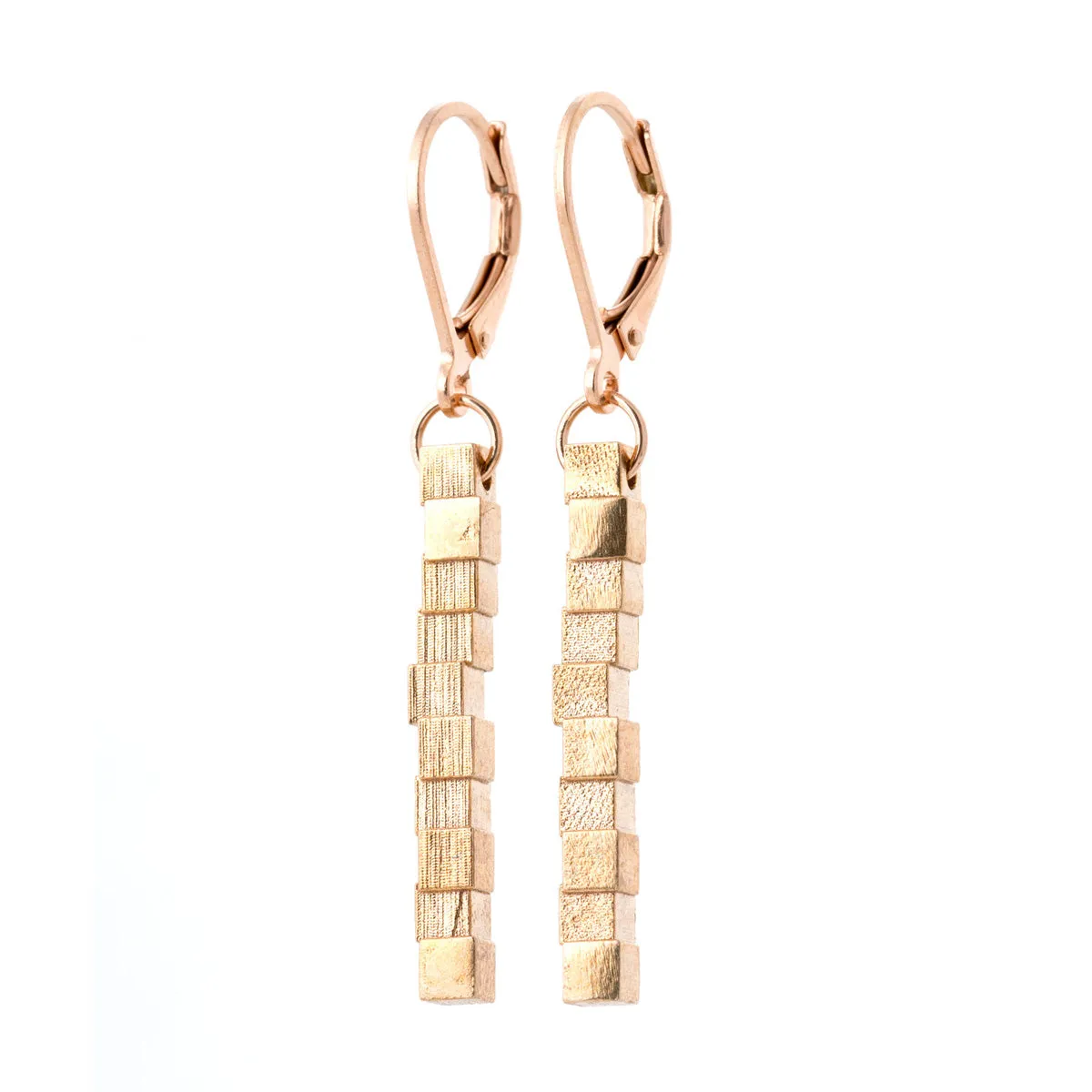 Cubii raw bronze earrings