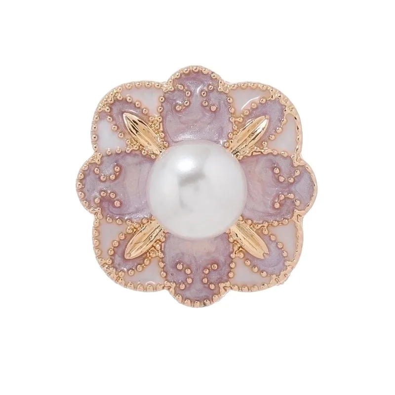 Cute Retro Pin Flower Alloy Enamel Unisex Brooches