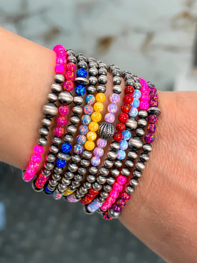 Desert Pearl & Opal Bracelets