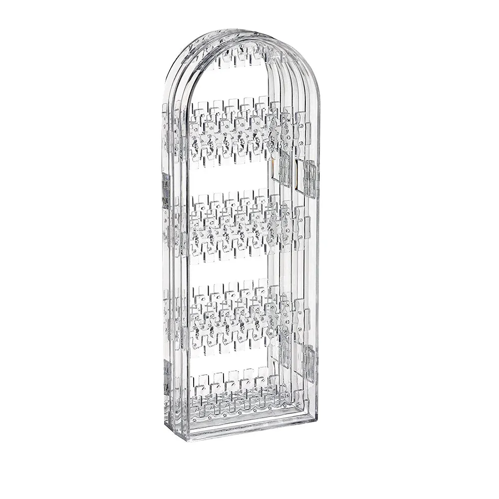 Earring Holder Organizer Foldable Necklace Organizer Jewelry Holder Earring Display Stands White