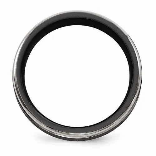 Edward Mirell Black TI -Traction Finish W/Polished Edge - 6mm