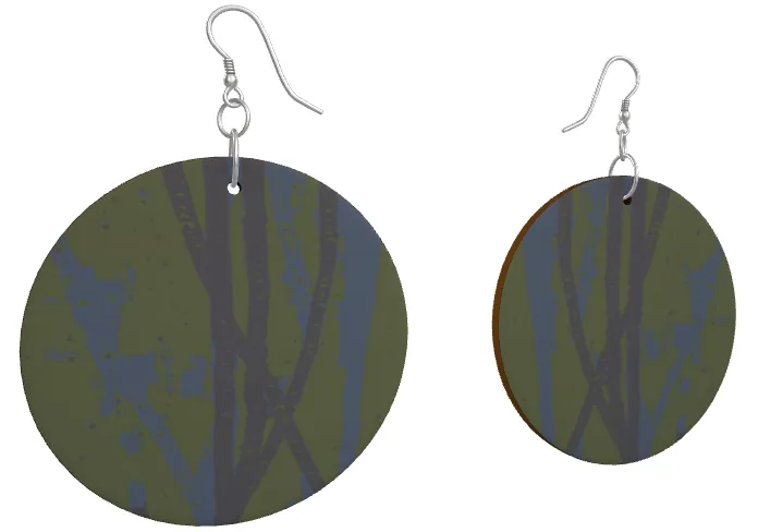 EFFORTLESS Organic Wooden Drop Earrings