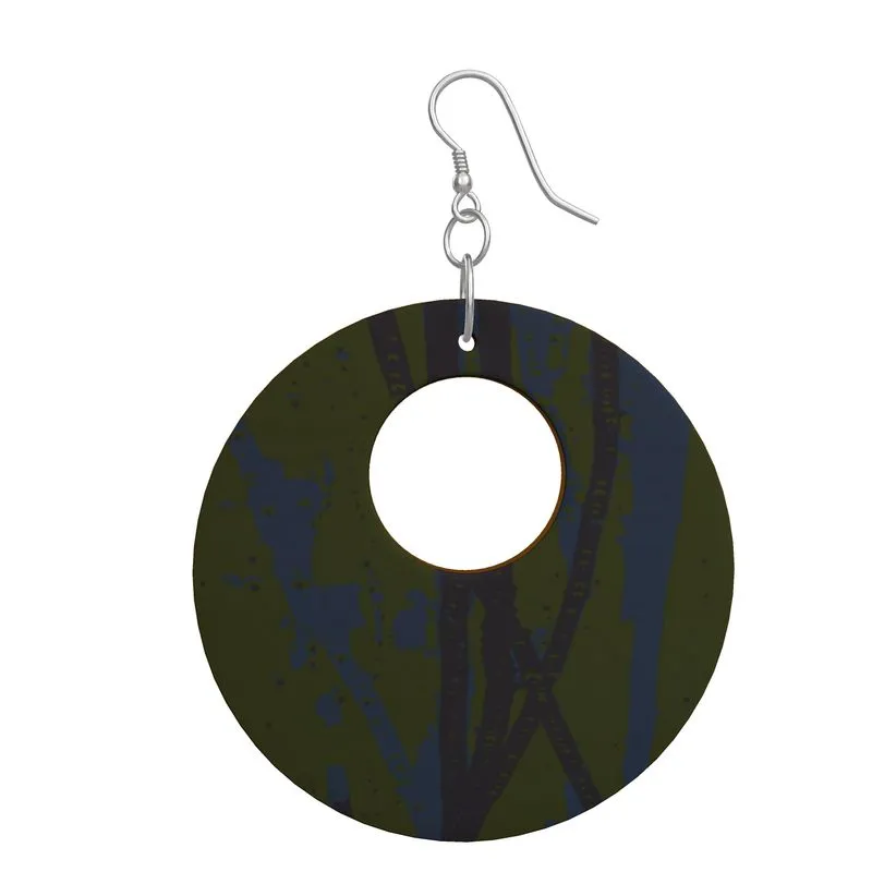 EFFORTLESS Organic Wooden Drop Earrings
