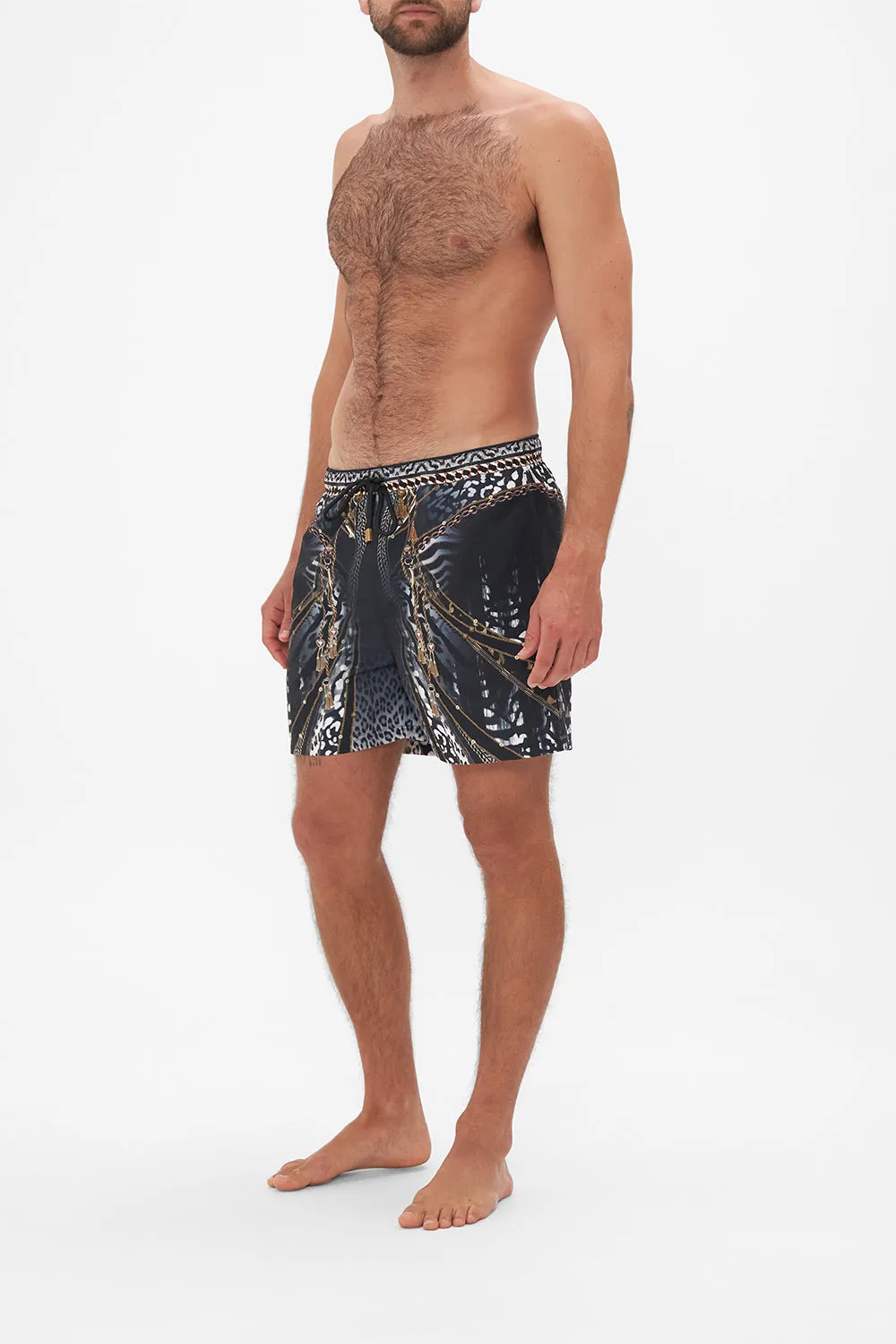 ELASTIC WAIST BOARDSHORT UNTAMED ROYALTY