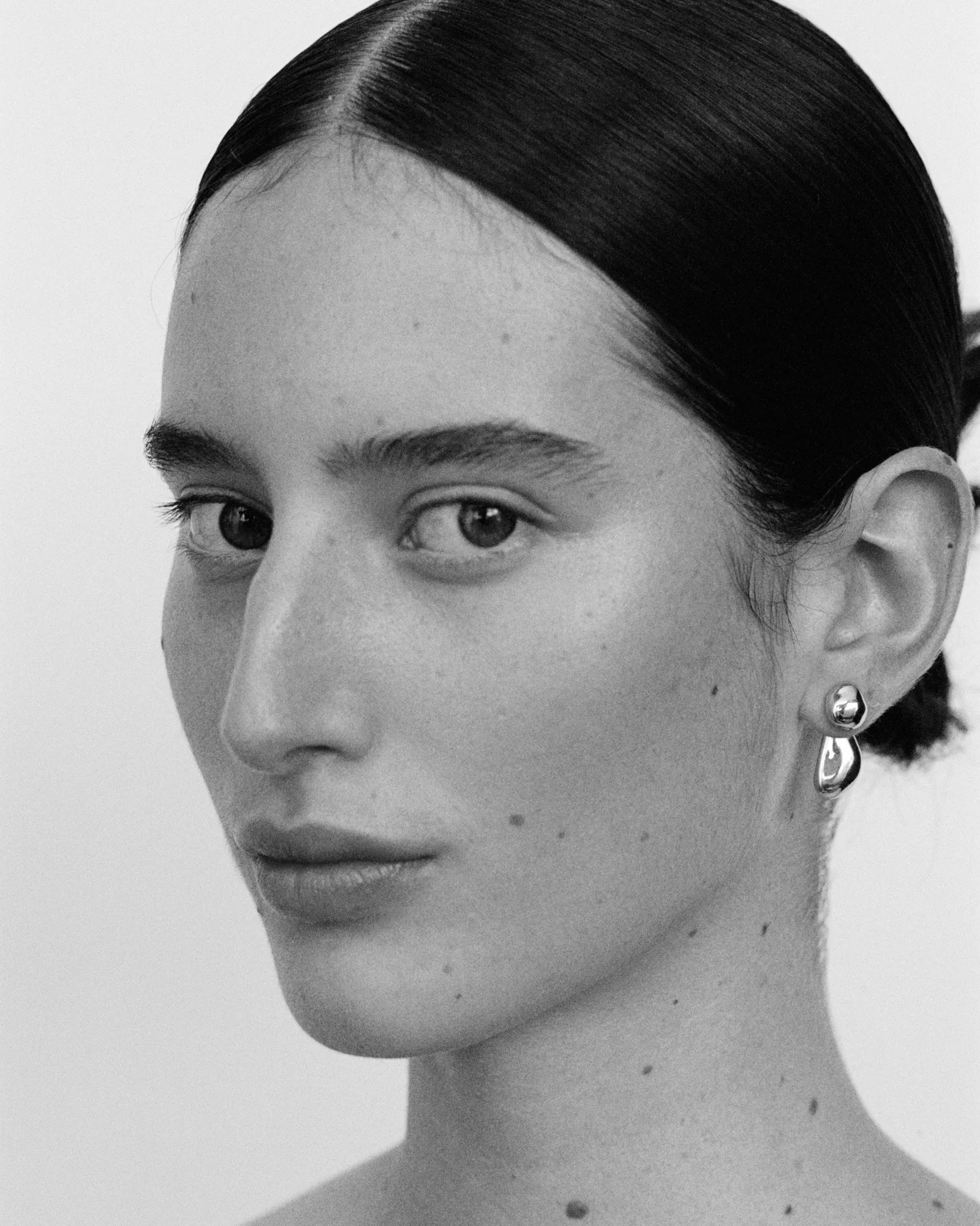 Fiore Earrings, Gold