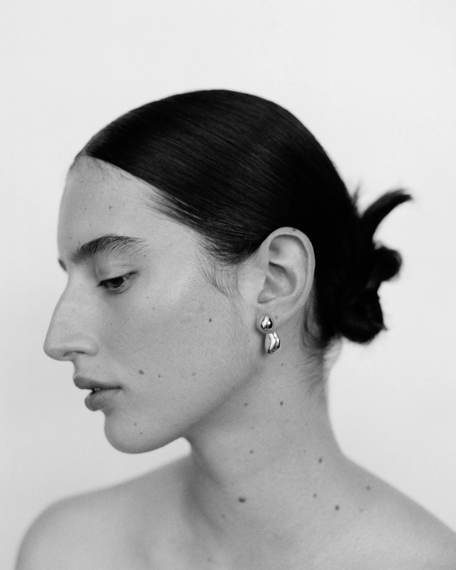 Fiore Earrings, Gold